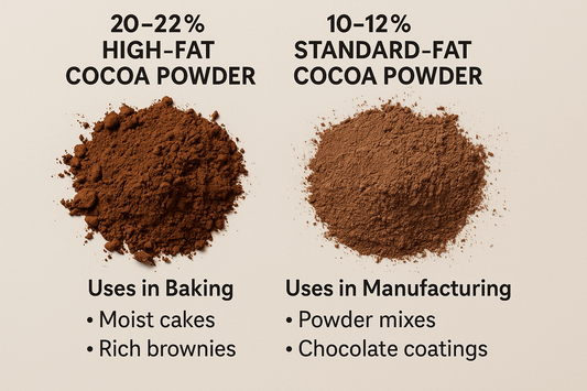 High-Fat vs Standard-Fat Cocoa Powder