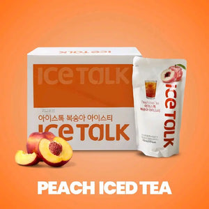 Ice Talk Peach Iced Tea 230ml pack