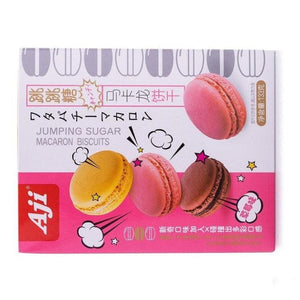 AJI Jumping Sugar Strawberry Flavored Macaron Biscuits - 133g pack AJI gbuy-ae.myshopify.com aji-jumping-sugar-strawberry-flavored-macaron-biscuits-133g-pack