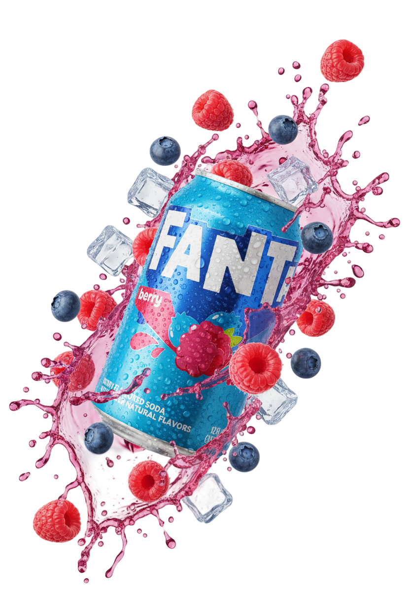 Fanta Berry Flavor Carbonated Drink - 355ml Can