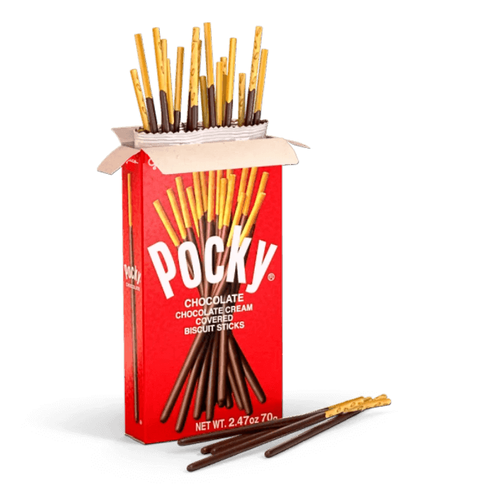 Glico Pocky Chocolate Cream Covered Biscuit Sticks - 55g, Single Pack Glico gbuy-ae.myshopify.com glico-pocky-chocolate-cream-covered-biscuit-sticks-55g-single-pack