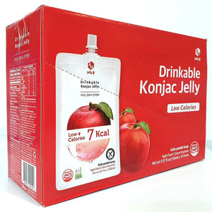 Jelly. B Apple Flavor Drinkable Konjac Jelly 150ml x 10 packs (1 outer)