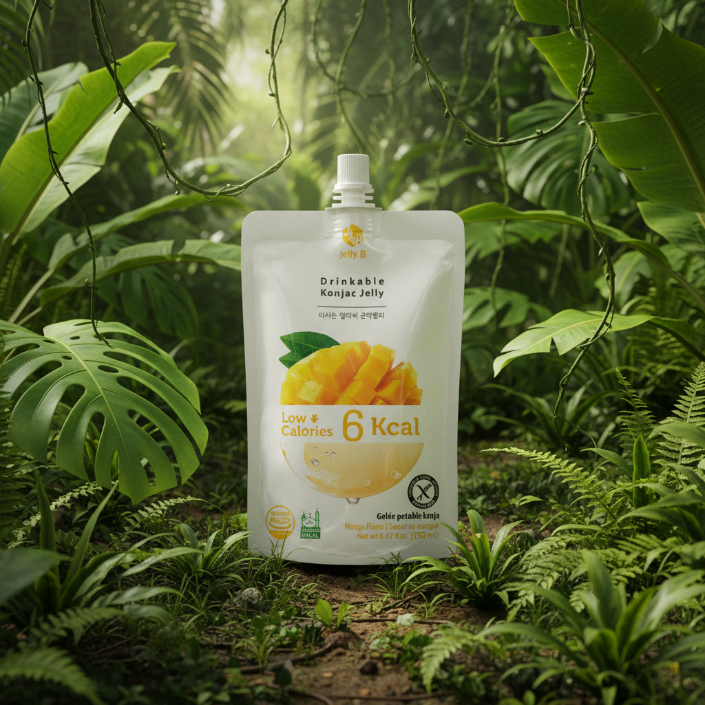 Jelly. B Drinkable Konjac Jelly Mango Flavor - 150ml pack