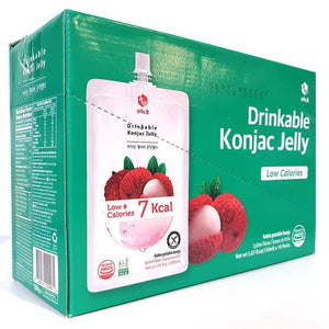 Jelly. B Lychee Flavor Drinkable Konjac Jelly 150ml x 10 packs (1 outer) Jelly. B gbuy-ae.myshopify.com jellyb-lychee-drinkable-jelly-1-outer