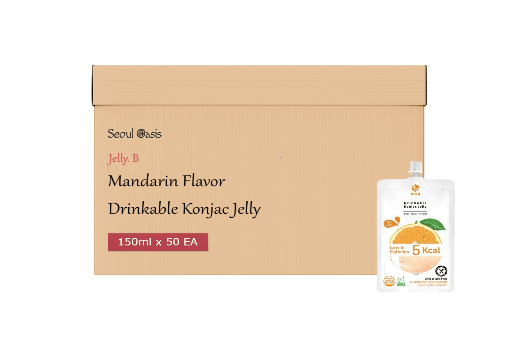 Jelly. B Mandarin Flavor Drinkable Konjac Jelly 150ml - 1 Carton (50 packs) Jelly. B gbuy-ae.myshopify.com jelly-b-mandarin-flavor-drinkable-konjac-jelly-150ml-1-carton-50-packs