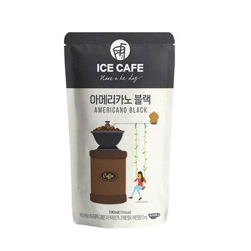 Ice Cafe Americano Black Coffee Drink 190ml - single pouch