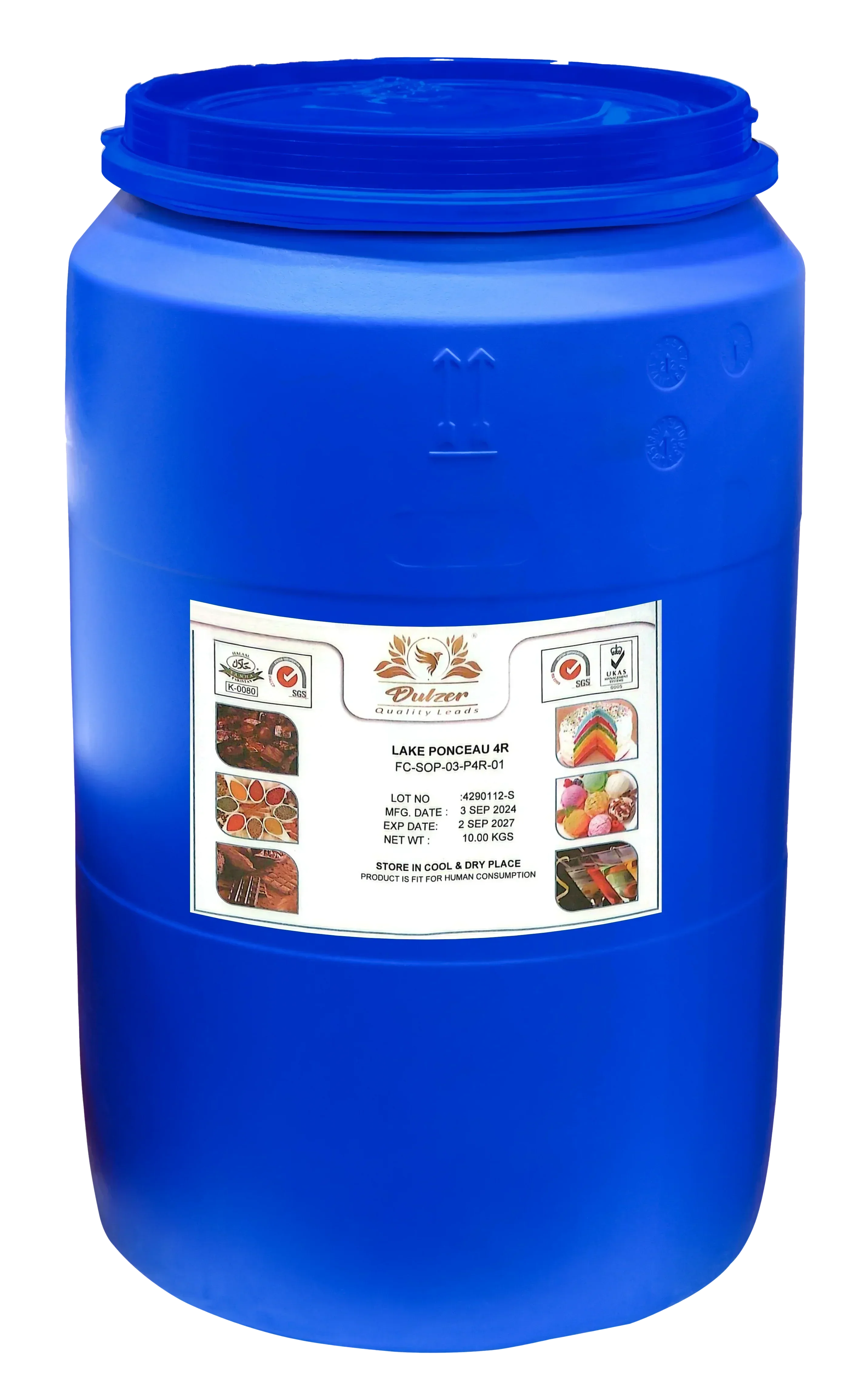 Lake Erythrosine Food Color (Oil Soluble, Powder Form) - 5kg Drum