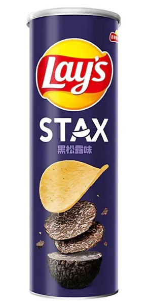 Lays Stax Black Truffle Flavor Chips - 1 carton (90g x 24cans) Lay's gbuy-ae.myshopify.com lays-stax-black-truffle-flavor-chips-carton
