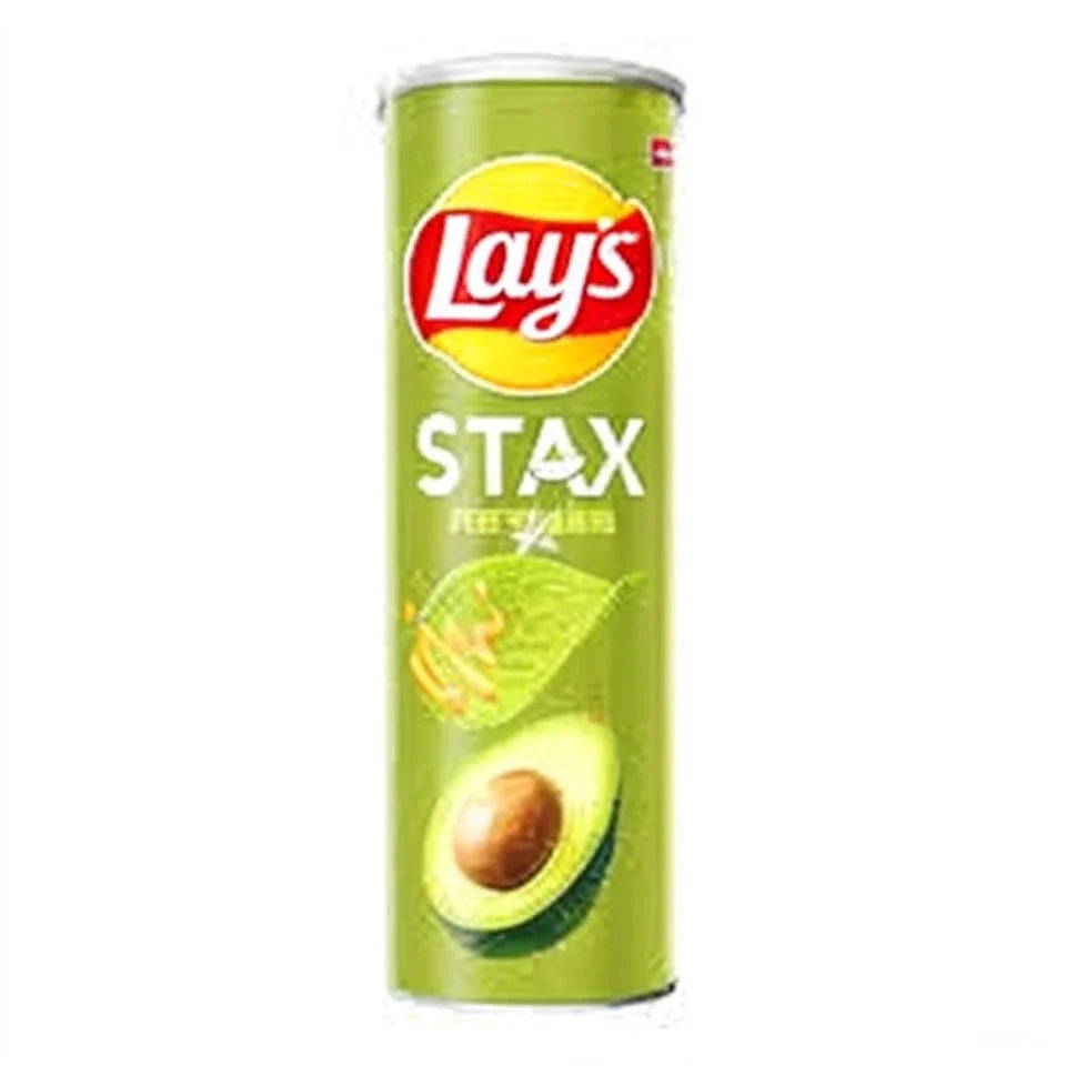 Lays Stax Sweet Mustard & Avocado Flavored Chips - 90g Can Lay's gbuy-ae.myshopify.com lays-stax-sweet-mustard-avocado-flavored-chips-90g-can