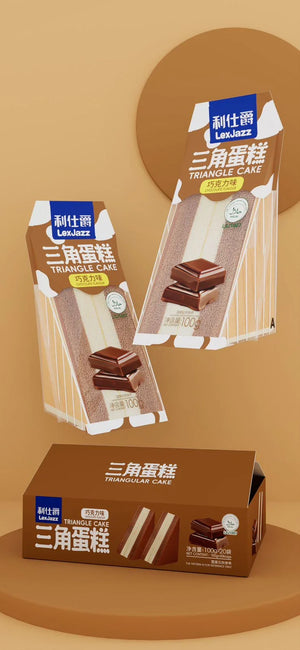 Lex Jazz Triangle Cake Chocolate 100g - Carton (20 pieces) Lex Jazz gbuy-ae.myshopify.com lex-jazz-triangle-cake-chocolate-100g-carton