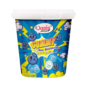 Sour gummy candy blueberry pack UAE: Vibrant, tangy Seoul Oasis treats for Dubai delivery.