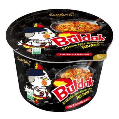 ساميانغ كاربونارا نودلز رامين دجاج حار ١٠٥ غرام - كوب واحد