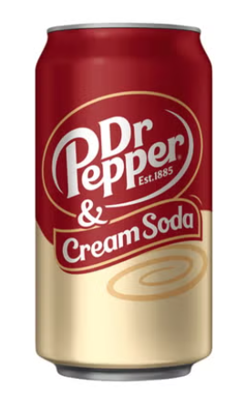 Dr. Pepper Cream Soda 355ml can