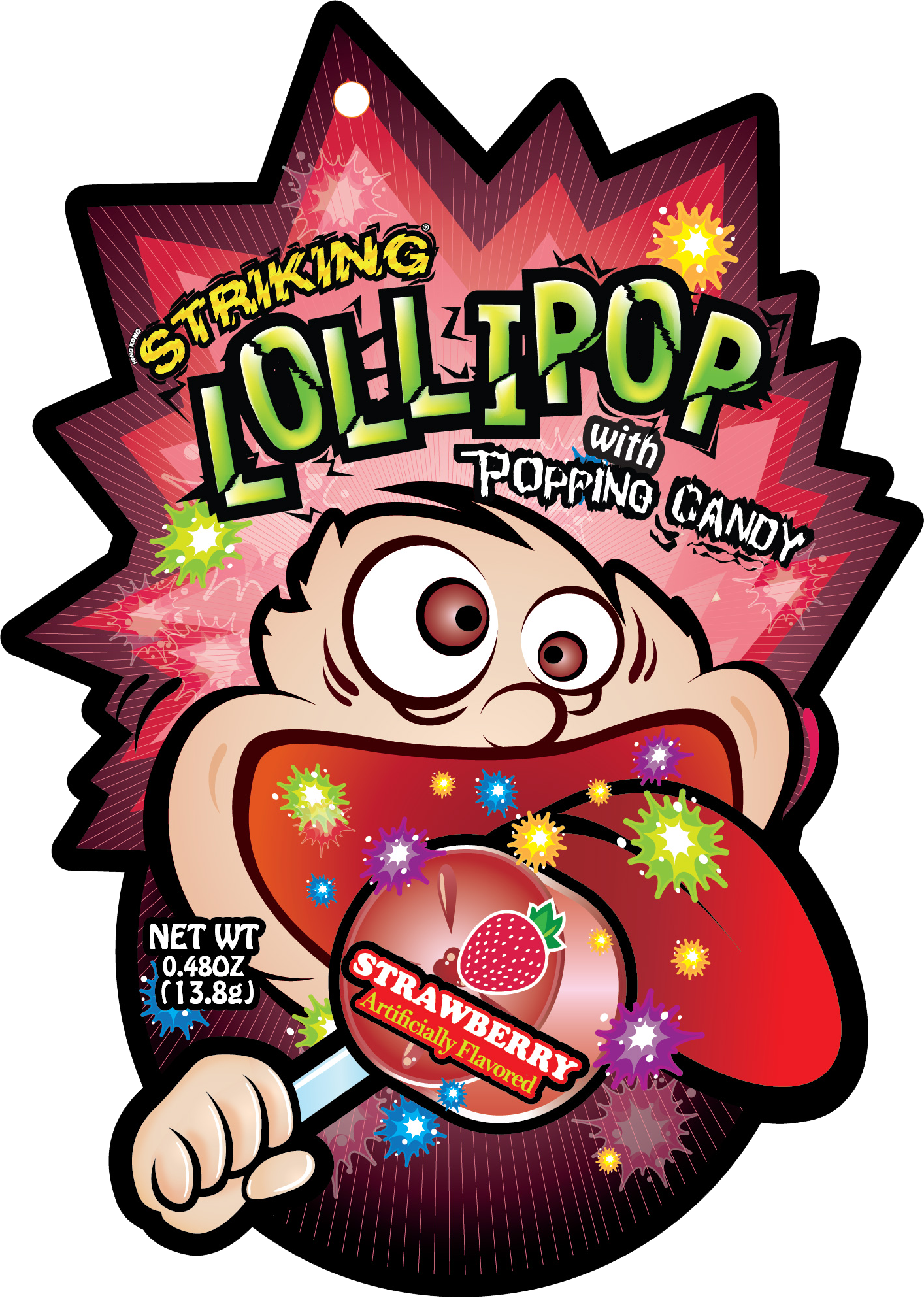 Striking Lollipop 13.8g - Strawberry Flavor