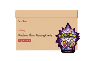 Striking Blueberry Flavored Popping Candy 15g - Carton of 48 packs Striking gbuy-ae.myshopify.com striking-blueberry-flavored-popping-candy-15g-carton-of-48-packs