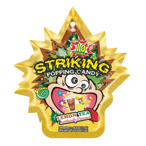 Striking Lemon Tea Flavored Popping Candy 15g - Carton of 48 packs  Striking   gbuy-ae.myshopify.com striking-lemon-tea-flavored-popping-candy-15g-carton-of-48-packs