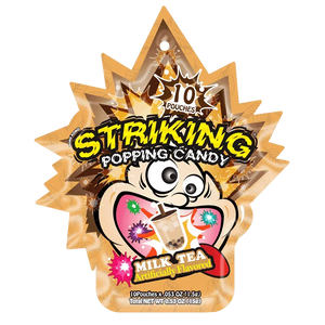 Striking Milk Tea Flavored Popping Candy 15g - Carton of 48 packs Striking gbuy-ae.myshopify.com striking-milk-tea-flavored-popping-candy-15g-carton-of-48-packs
