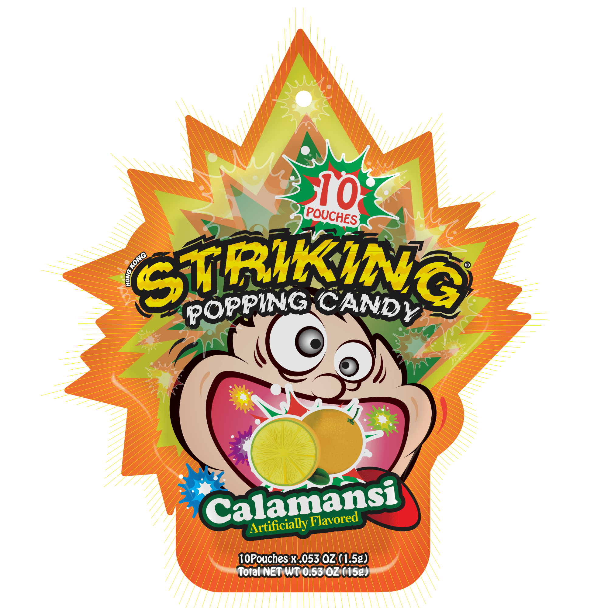 Striking Popping Candy Calamansi Flavor - 15g pack Striking gbuy-ae.myshopify.com striking-popping-candy-calamansi-flavor-15g-pack