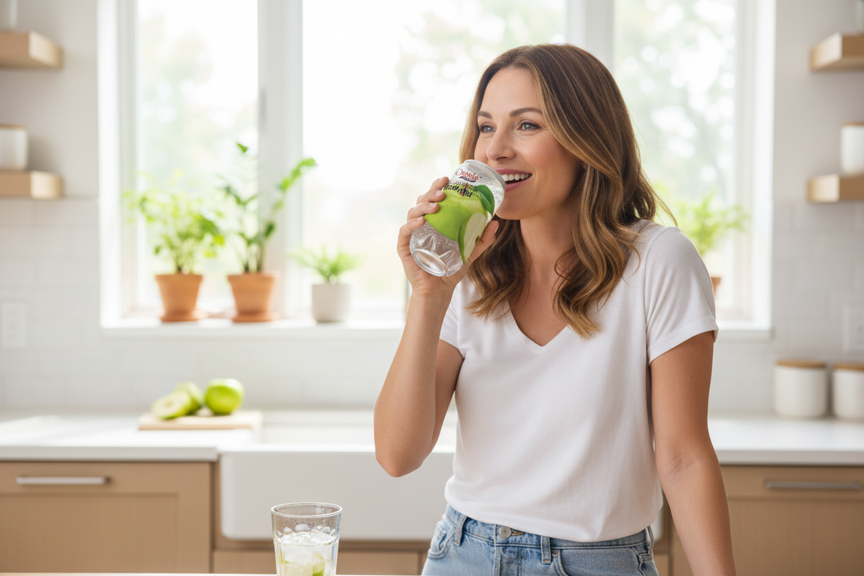 مشروب فوار بنكهة البطيخ من OKF - علبة واحدة