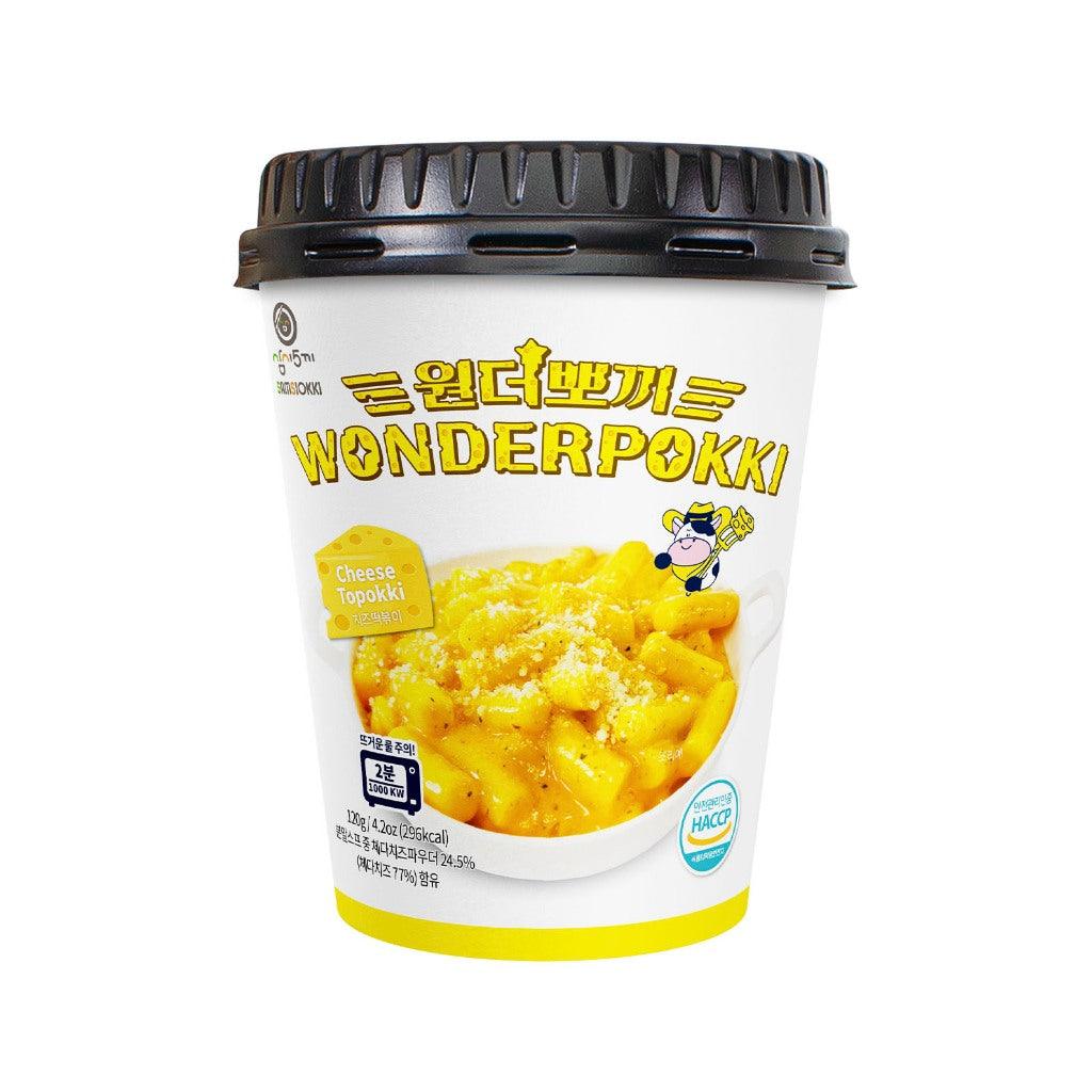 Wonderpokki Cheese Topokki Rice Cakes - 1 Cup Wonderpokki gbuy-ae.myshopify.com wonderpokki-cheese-puffed-rice-cakes