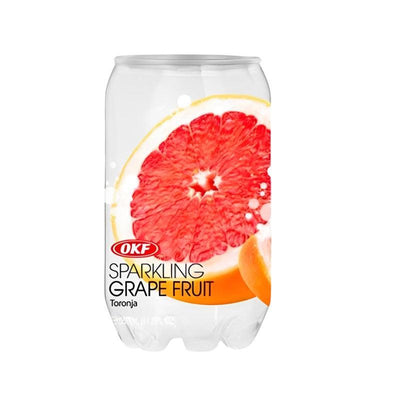 OKF Grapefruit Sparkling Drink 350ml - 1 Can - seouloasis.com - Seoul Oasis