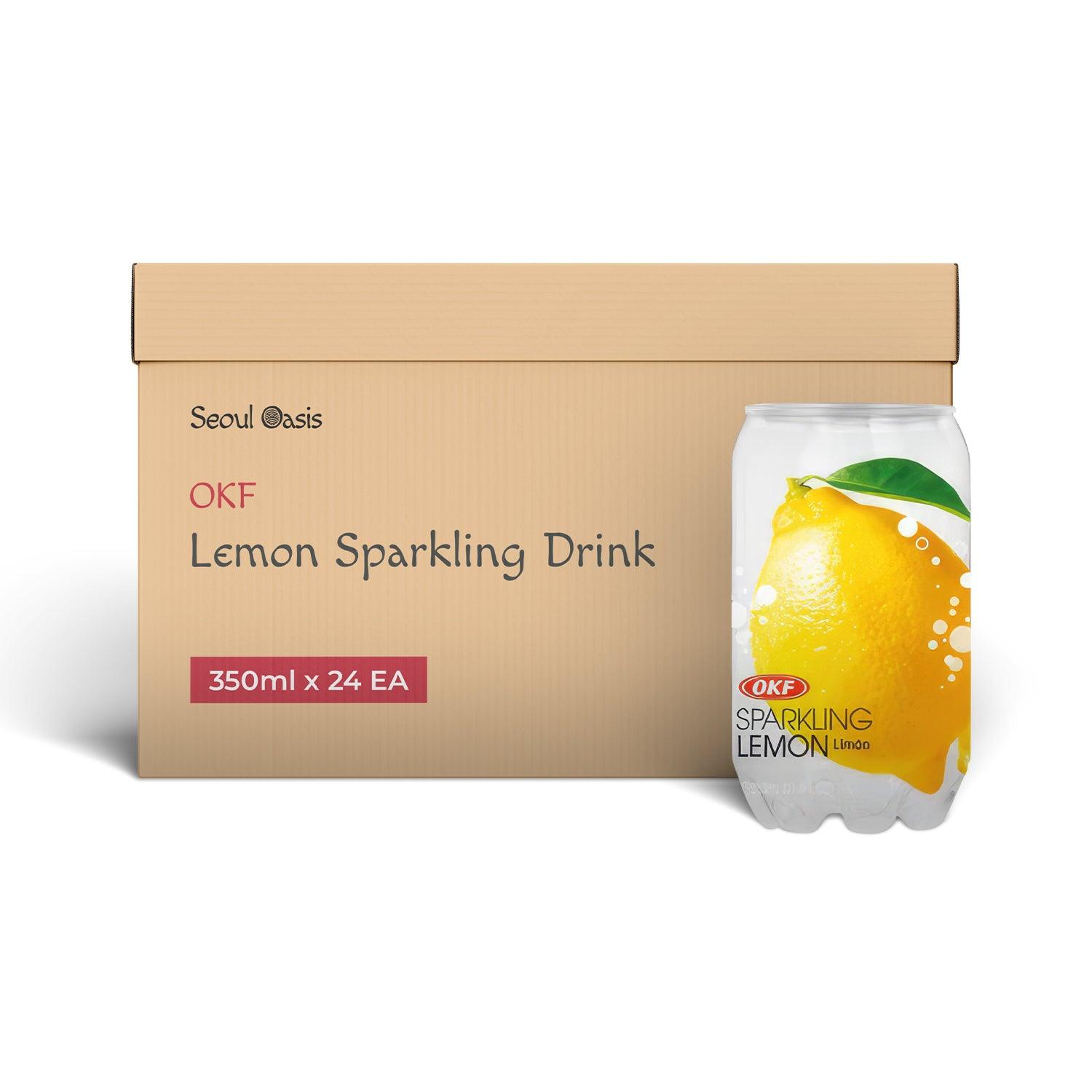 Okf Lemon Sparkling Lemonade Drink 24 Pcs Seoul Oasis 6805