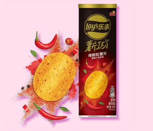 Lay’s Premium Spicy Crayfish Flavored Potato Chips – 104g Can