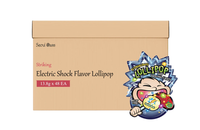 Striking Lollipop Electric Shock Flavor - 1 box (13.8g x 48 packs) - seouloasis.com - Seoul Oasis