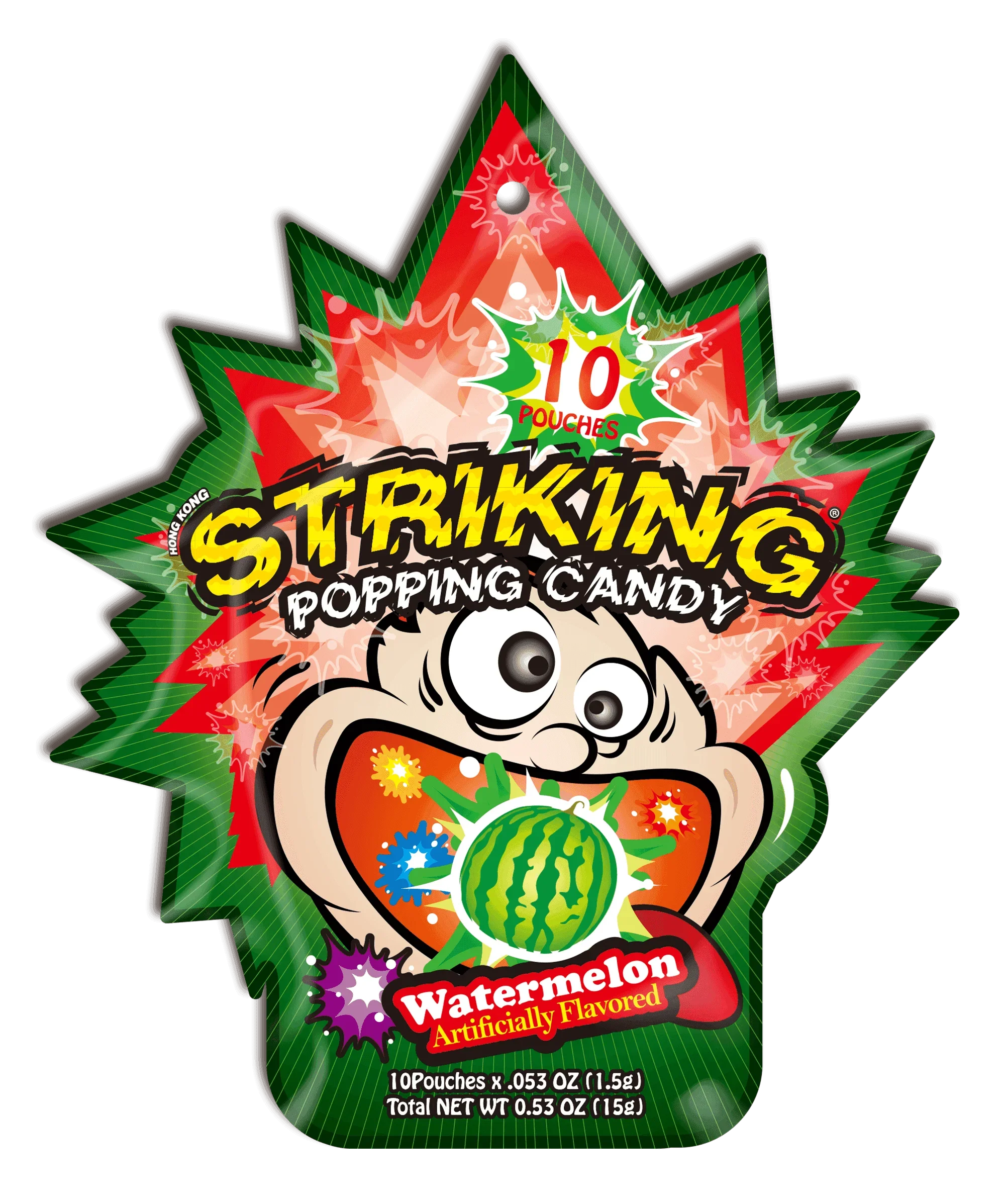 Striking Popping Candy Watermelon Flavor - 15g pack - seouloasis.com - Seoul Oasis