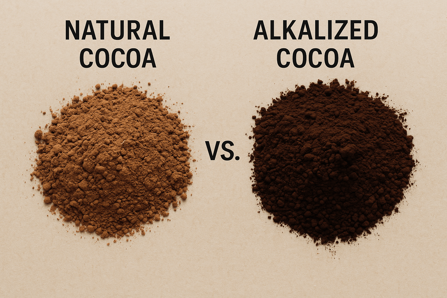 Natural Vs Alkalized Cocoa Powder