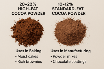 High-Fat vs Standard-Fat Cocoa Powder