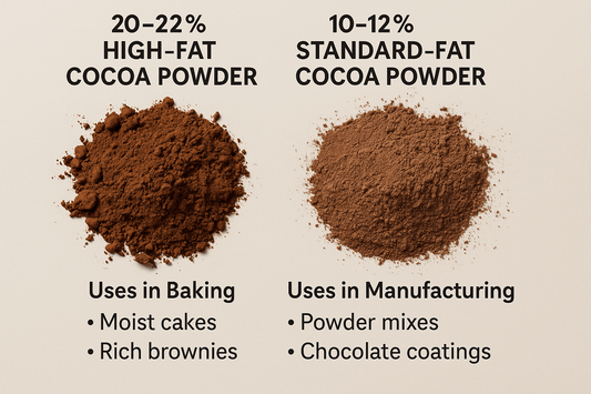 High-Fat vs Standard-Fat Cocoa Powder