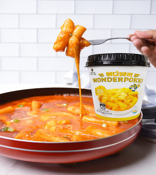 Cheesy Comfort in a Cup: Wonderpokki Cheese Topokki Korean Rice Cakes 120g