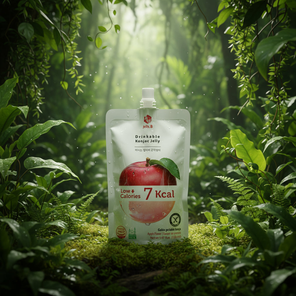 Jelly. B Drinkable Konjac Jelly Apple Flavor: A Crisp & Refreshing Snack