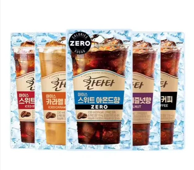 Lotte Cantata Iced Coffee: The Four Korean Pouch Flavours Compared