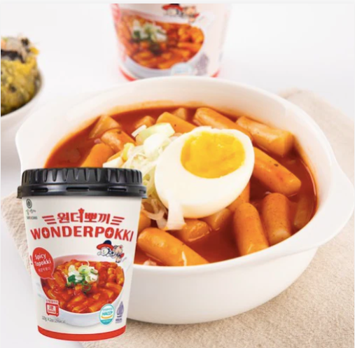 Sizzling Spice Showdown: Unleash the Fiery Fury of Wonderpokki Spicy Topokki Cup (120g)