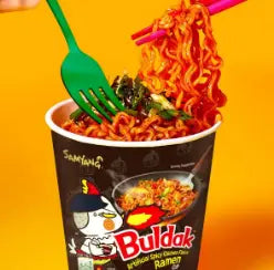 Buldak original hot and spicy ramen at seoul Oasis.
