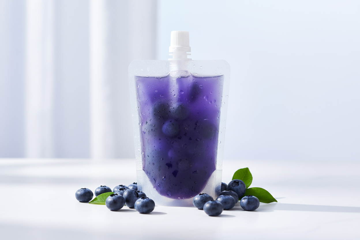 Jelly. B Drinkable Konjac Jelly – Blueberry Flavor: Sweet, Fruity & Refreshing