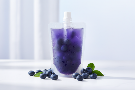 Jelly. B Drinkable Konjac Jelly – Blueberry Flavor: Sweet, Fruity & Refreshing