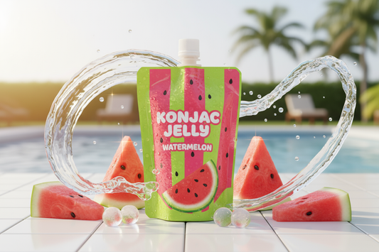 Jelly. B Drinkable Konjac Jelly – Watermelon Flavor: Juicy, Refreshing & Fun
