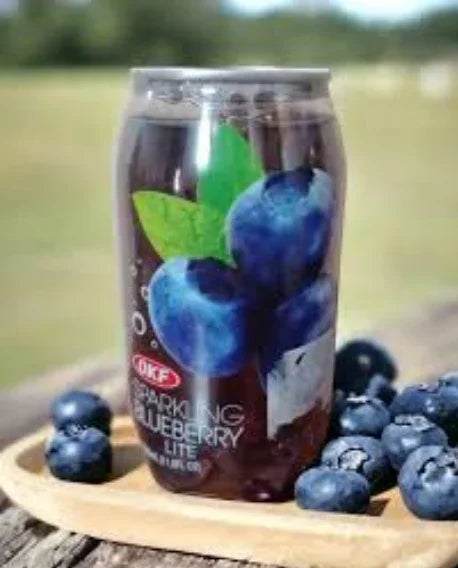 A Burst of Bubbles and Berries – OKF Blueberry Sparkling Drink 350ml