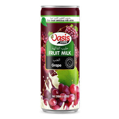 Oasis Fruit Milk Grape Flavor Juice UAE, refreshing creamy Korean drink in Dubai.