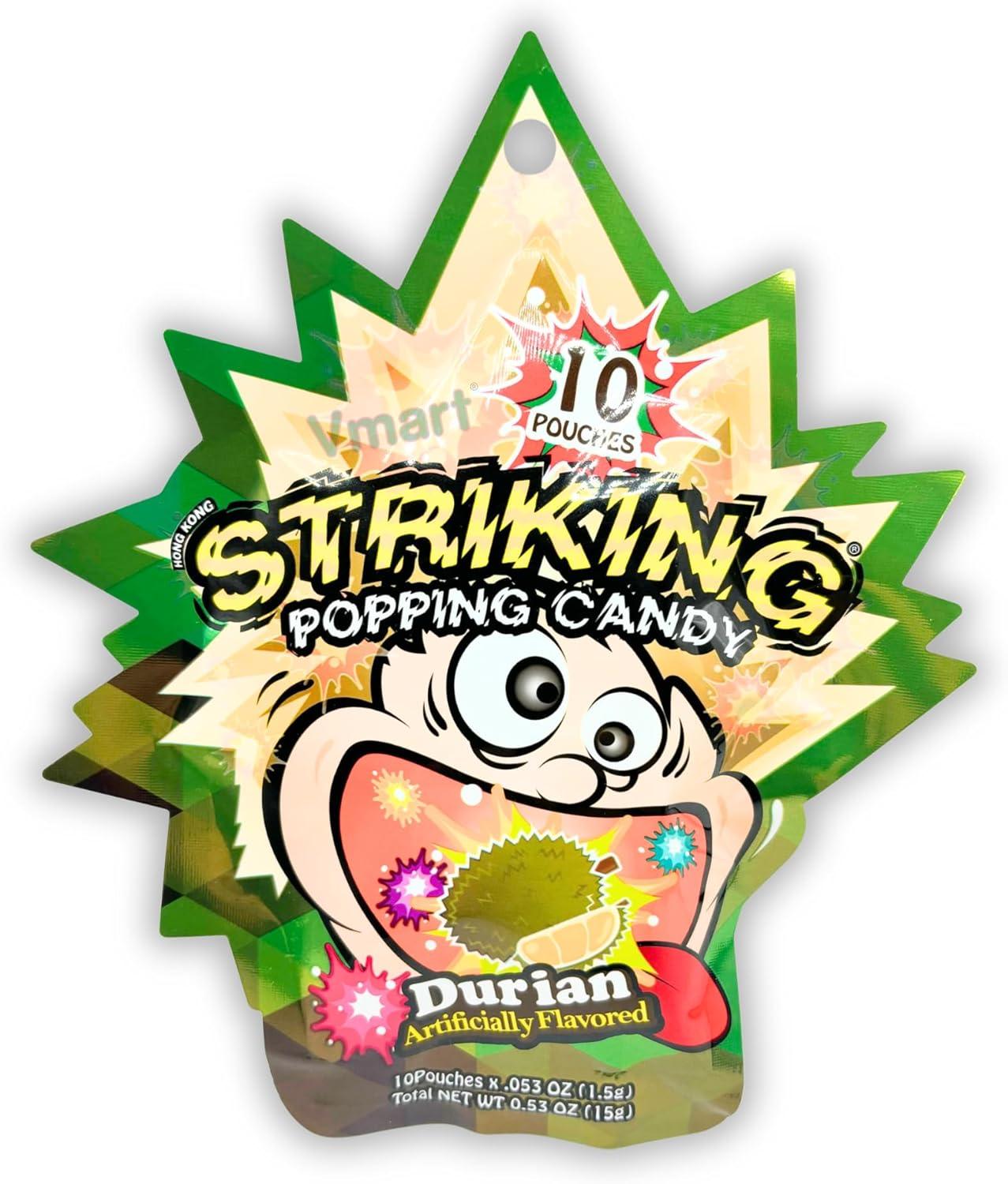 Striking Popping Candy Durian Flavor - 15g pack