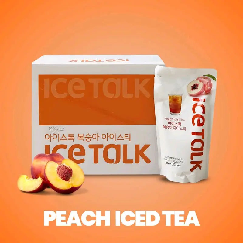 Ice Talk Peach Iced Tea 230ml pack