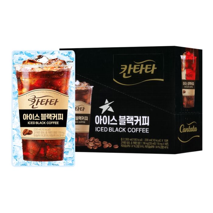 Lotte Cantata Original Iced Black Coffee Drink 230ml