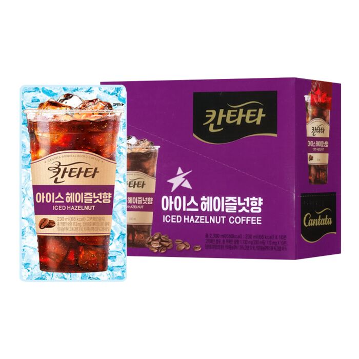 Lotte Cantata Original Iced Hazelnut Coffee Drink 230ml