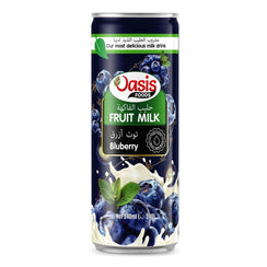 Oasis Blueberry Flavor Fruit Milk 240ml, creamy Korean blueberry drink for delivery in Dubai UAE.