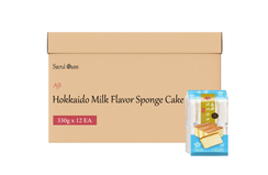 AJI Nagasaki Hokkaido Milk Flavor Sponge Cake - Carton of 12 packs