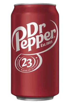 Dr. Pepper Classic Soda 355ml can
