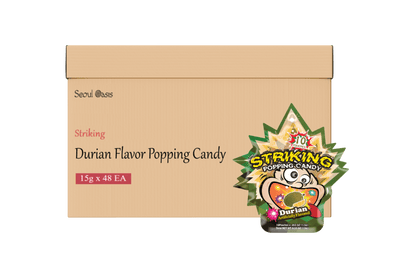 Striking Durian Flavored Popping Candy 15g - Carton of 48 packs